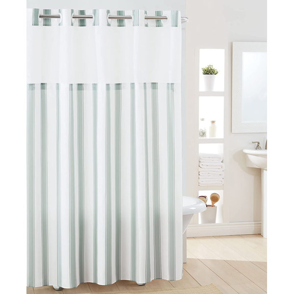 Hookless Polyester Shower Curtain Set Wayfair.co.uk
